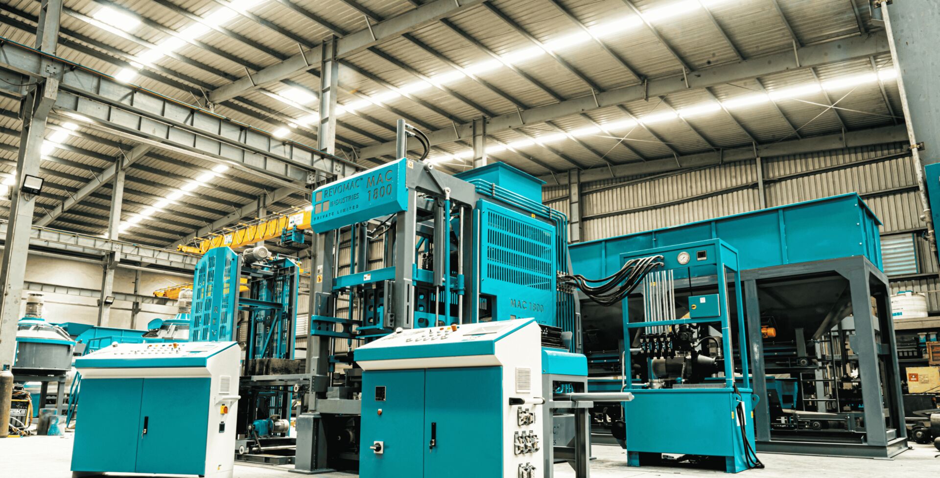 AR Bricks fly ash bricks manufacturing facility in Coimbatore
